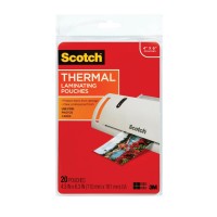 SCOTCH LAMINATING POUCHE 4X6