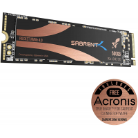 Sabrent 500GB Rocket Nvme PCIe 4.0 M.2 2280 Internal SSD Maximum Performance Solid State Drive (SB-ROCKET-NVMe4-500)