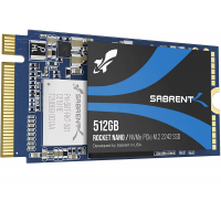 Sabrent 512GB Rocket NVMe PCIe M.2 2242 DRAM-Less Low Power Internal High Performance SSD (SB-1342-512)