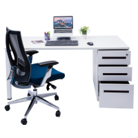 Silva Purple Desk By Mesa