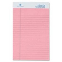 UNIVERSAL PAD JUNIOR PERFORATED 5X8 YELLOW 12/PACK