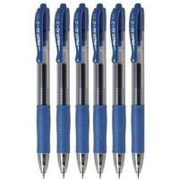 UNIVERSAL PEN GEL CLEAR BARREL 0.7MM BLUE