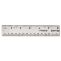 Universal® Acrylic Plastic Ruler, 12"