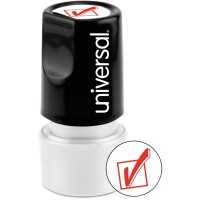 UNIVERSAL STAMP RED CHECKMARK 