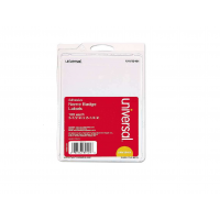 Universal® Plain Self-Adhesive Name Badges, 3 1/2 x 2 1/4, White,