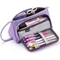 Easthill Big Capacity Pens/Pencil Case - Purple
