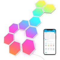 Govee Glide Hexagon RGBIC LED Smart Wi-Fi Wall Light Panels - Compatible w/ Alexa - 10 Pack
