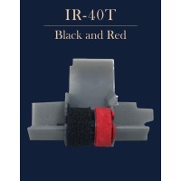 Ribbon Replacement for IR40T Black & Red Calculator Ink - Casio HR-100TM & 170HC, Sharp EL-1750V, EL-1801V, Canon P23-DHV