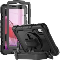 HERIZE Lenovo Tab M9 9.0" Case with Pen Holder & Screen Protector - Black