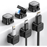 JOYROOM Magnetic Adjustable Cable Clips, Cord Holder, Under Desk Adhesive Cable Management JOYROOM Magnetic Adjustable Cable Clips, Cord Holder, Under Desk Adhesive Cable Management