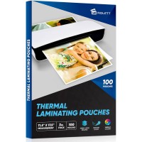 ROLETT Laminating Pouches 11 x 17" A3 Clear Thermal Sheets - 3mil 