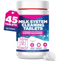 Milk System Cleaning Tablets for Automatic Coffee Machines - Includes Cleaning, Descaling Tablets, and Milk System Cleaner