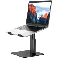 BESIGN Ergonomic Adjustable Laptop Riser & Holder - Black