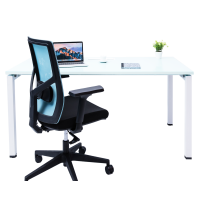 Delphina Desk White By Mesa