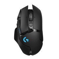 Logitech G502 Lightspeed Wireless Optical Gaming Mouse with RGB Lighting - Black