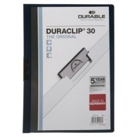 DURABLE DURACLIP A4 FOLDER GREY - 30 SHEETS