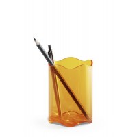 DURABLE PEN CUP TREND TRANSPARENT/ORANGE
