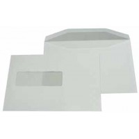 GALLERY 156X220 GUMMED ENVELOPE WHITE 25/PACK