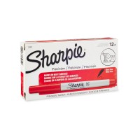 SHARPIE ULTRA FINE POINT RED BOX
