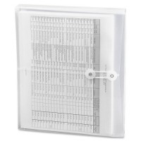 Smead Poly String & Button Booklet Envelope - TRANSPARENT - SINGLE