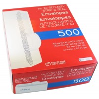 UNIVERSAL #10 V-FLAP ENVELOPE WHITE 25/BOX