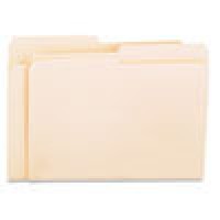 UNIVERSAL MANILA FOLDER 1/2 CUT LETTER 100X