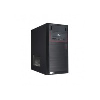 XTECH Micro ATX case with power supply 600W Black/Red