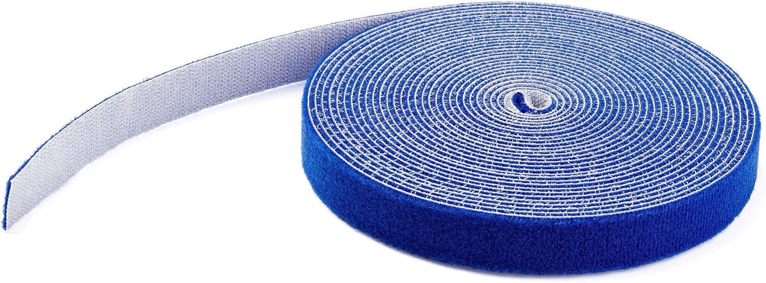 StarTech Hook and Loop Tape 100 ft Roll -Blue