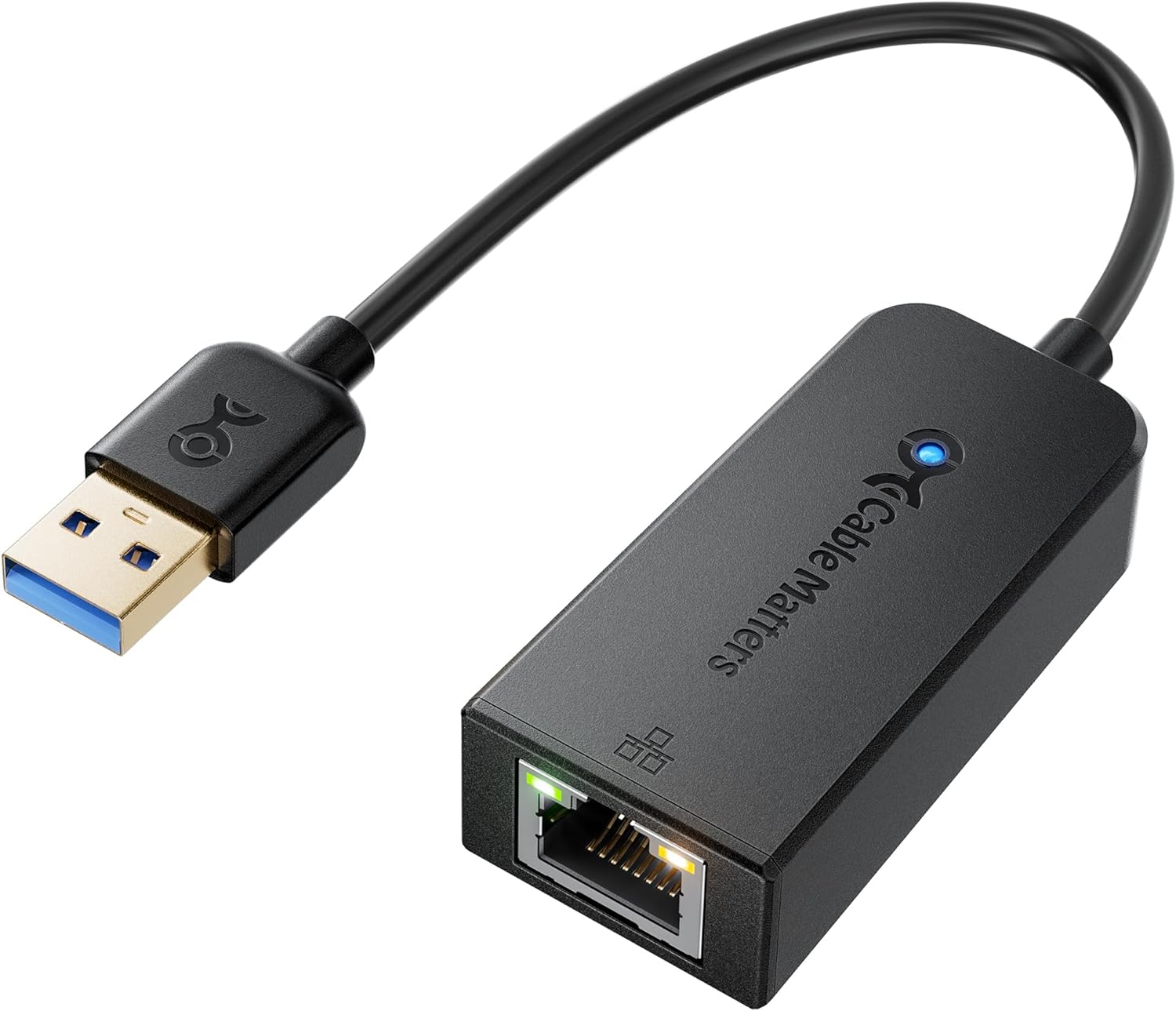 Cable Matters Plug & Play USB to Ethernet Adapter with PXE, MAC Address Clone Support (USB 3.0 to Gigabit Ethernet, Ethernet to USB, Ethernet Adapter for Laptop) Supporting 10/100/1000Mbps
