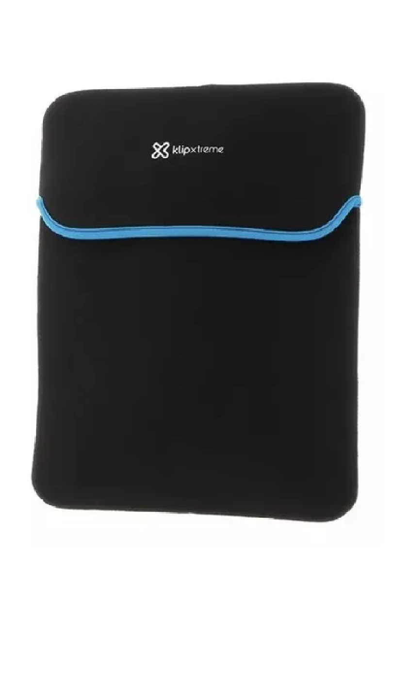 Klip Xtreme Neoprene Reversable Laptop Sleeve 14.1 - Black and Blue