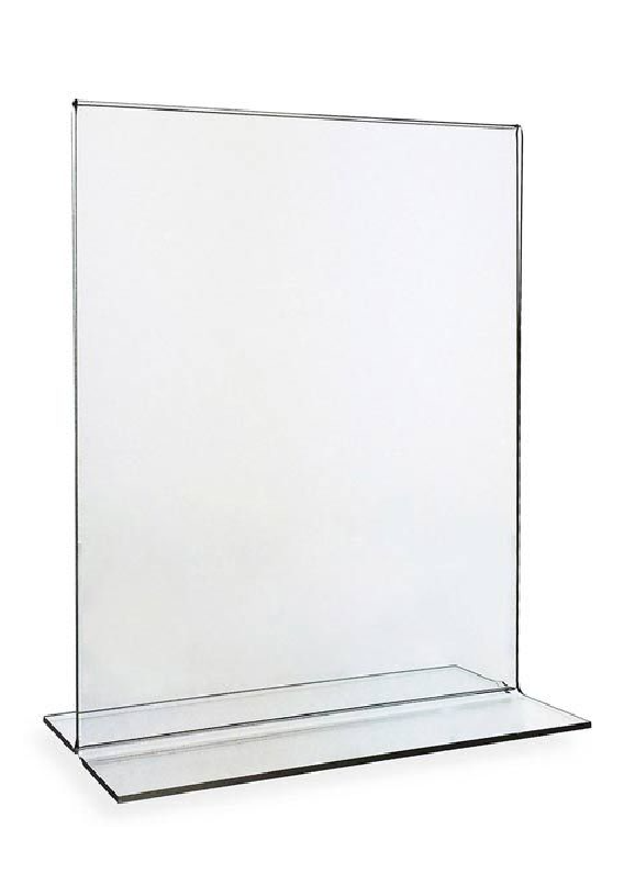 Acrylic Bottom Loading Display Sign Holder 8.5" x 11"