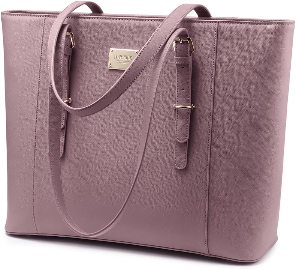 Lovevook Laptop Bag 15.6" Large Office Handbags - Purple