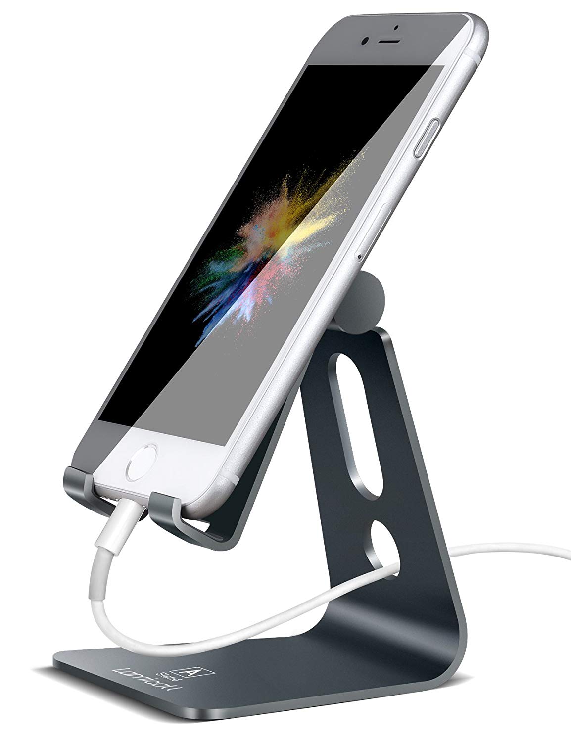 Lamicall Adjustable Cellphone Stand & Holder - Gray