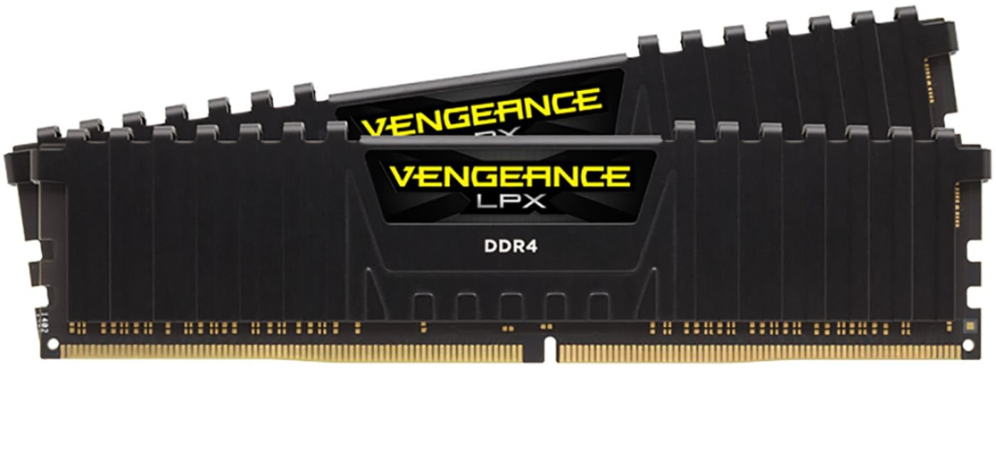 CORSAIR - VENGEANCE LPX CMK32GX4M2E3200C16 32GB (2PK X 16GB) 3200MHz DDR4 C16 DIMM Desktop Memory - Black