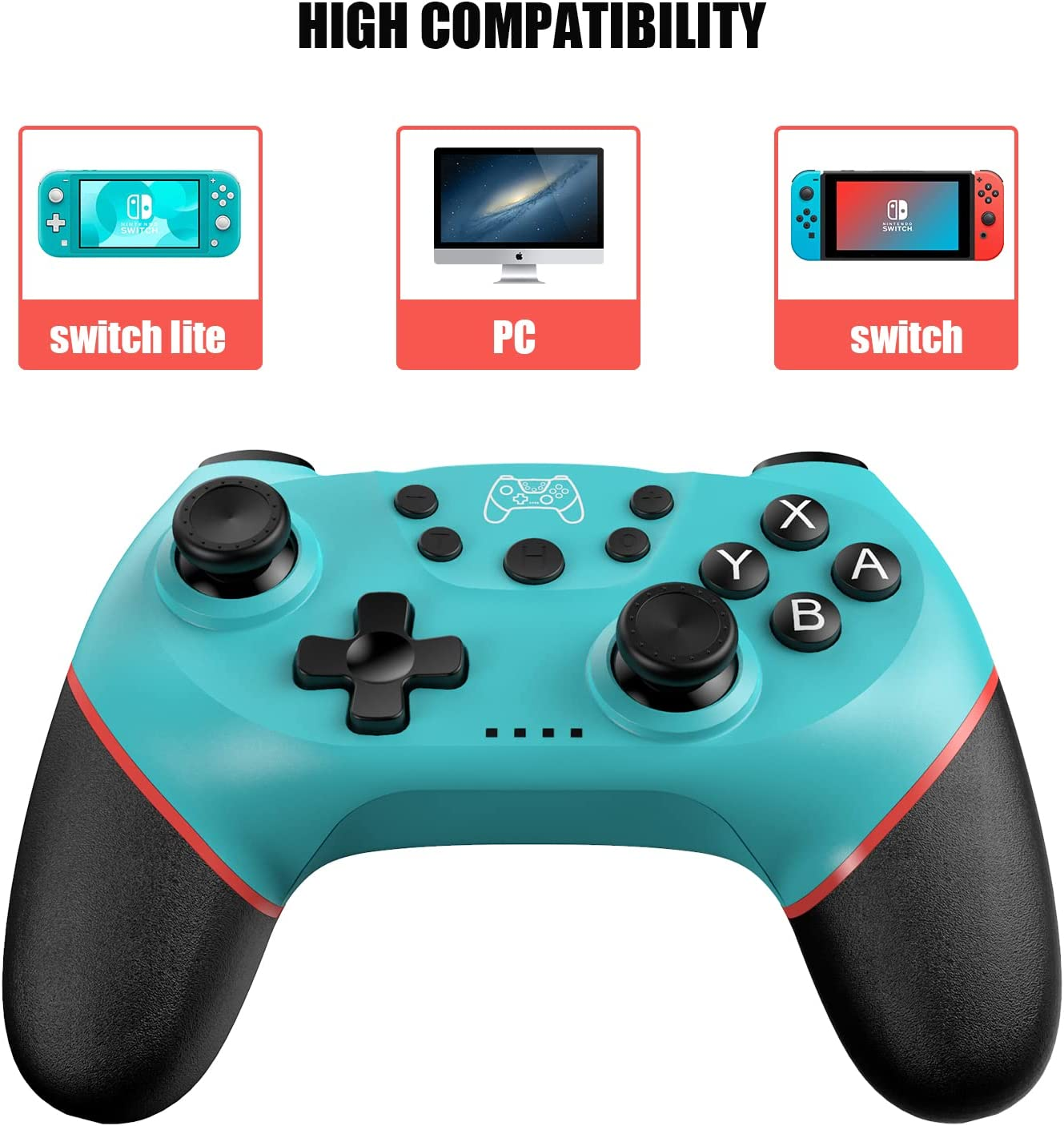 Diswoe Nintendo Switch Controller, Wireless Pro Controller for Switch ...