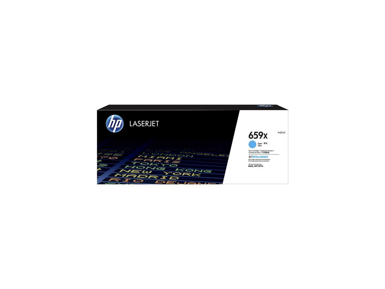 HP 659X High-Yield Laserjet Toner Cartridge Cyan