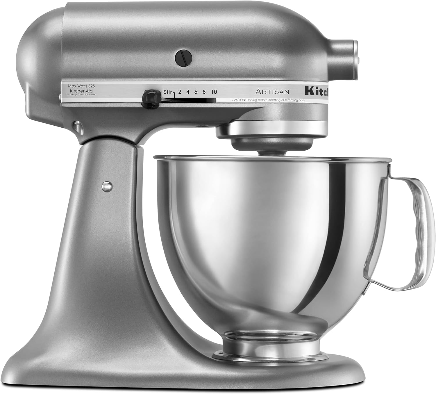 KitchenAid Artisan Series 5 Quart Tilt-Head Stand Mixer - Contour Silver