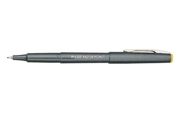 Pilot 11001 Pilot SW-10PP Razor Point Pen, Ultra Fine, Black